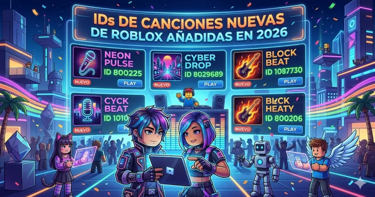IDs de canciones nuevas de Roblox