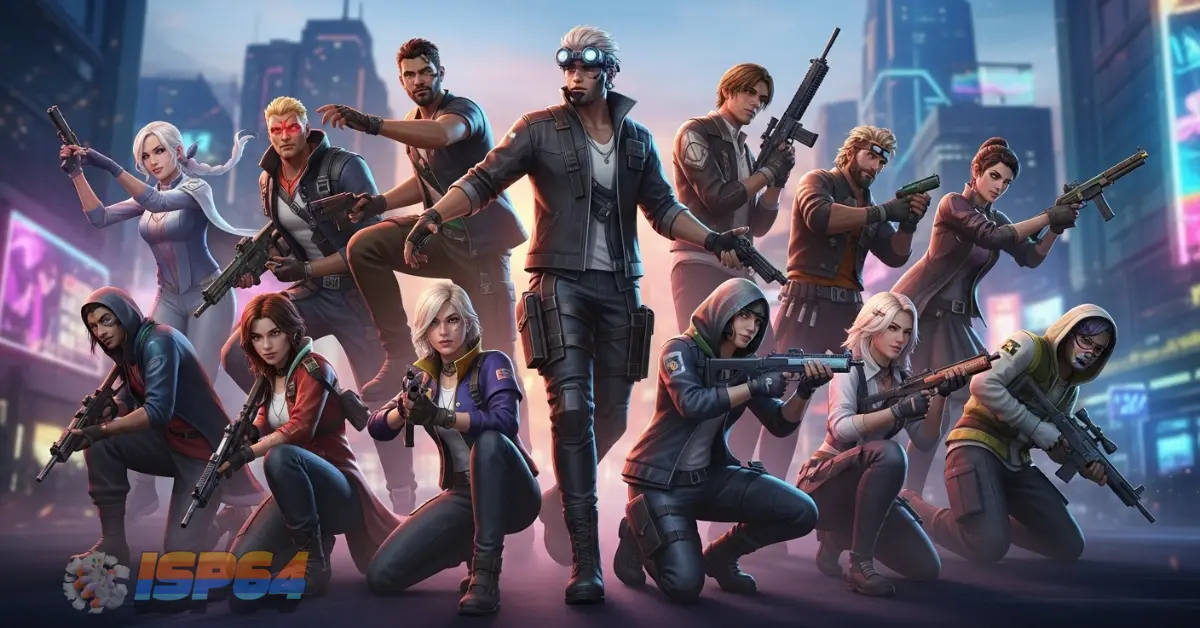 personajes de Free Fire