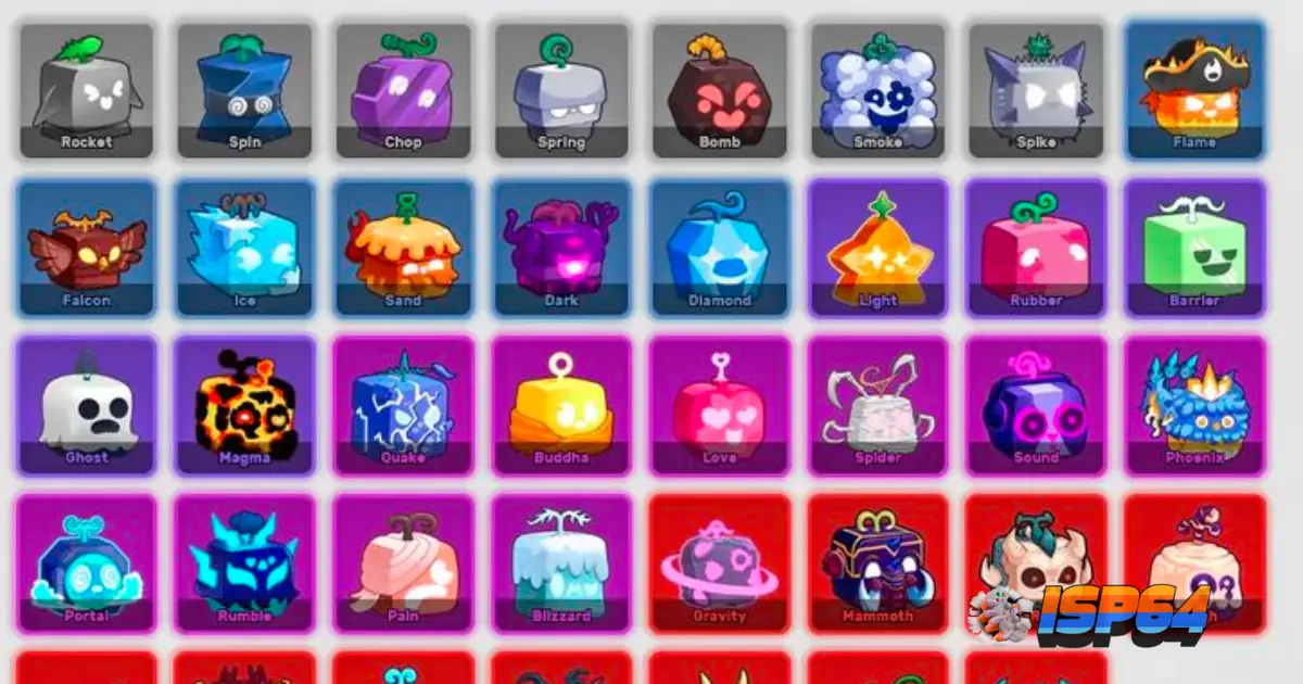 frutas de Blox Fruits