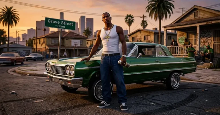 CJ de GTA San Andreas