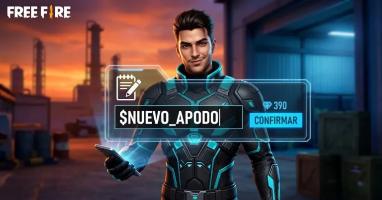 cambiar tu nombre en Free Fire