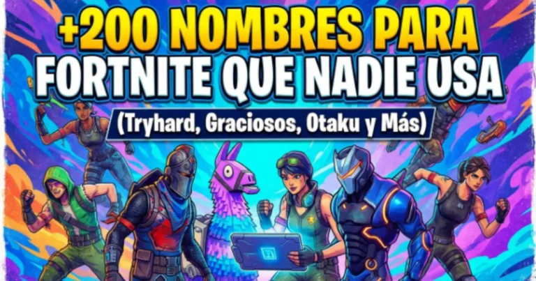 Nombres para Fortnite