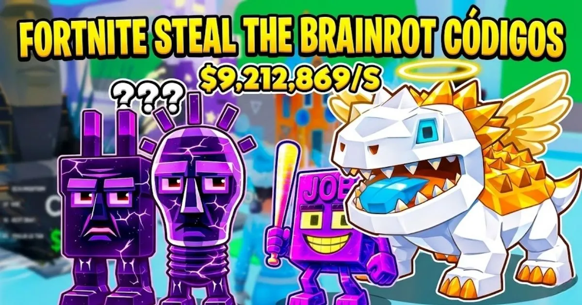 fortnite steal the brainrot códigos