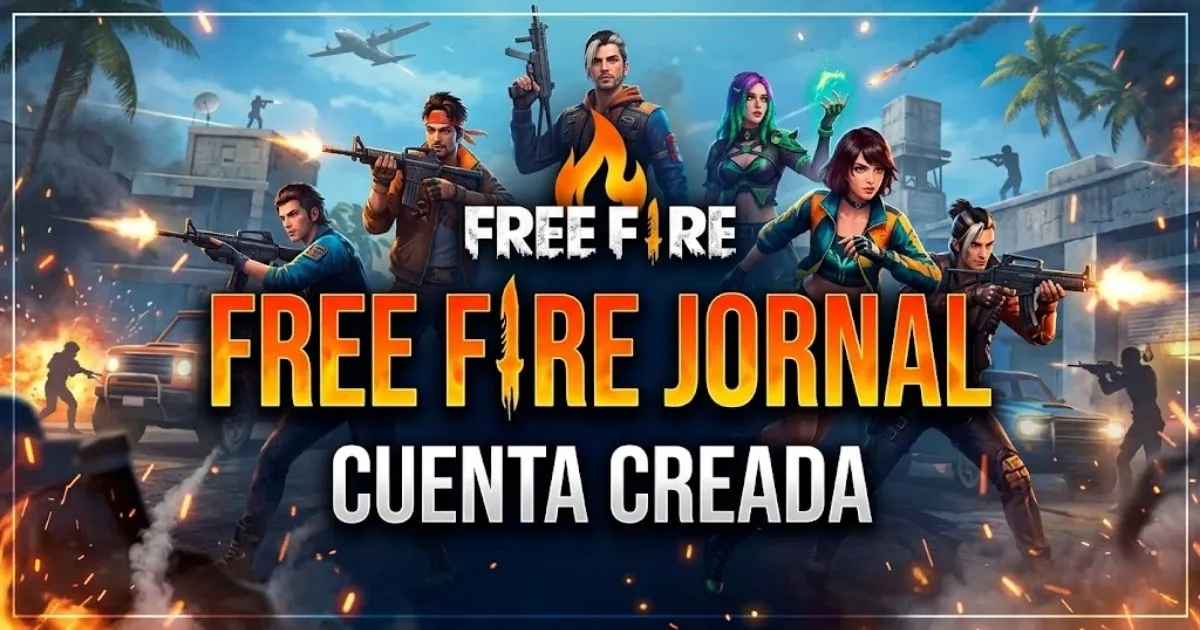 free fire jornal cuenta creada