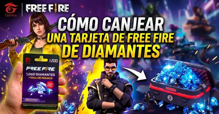Tarjeta de Free Fire de Diamantes