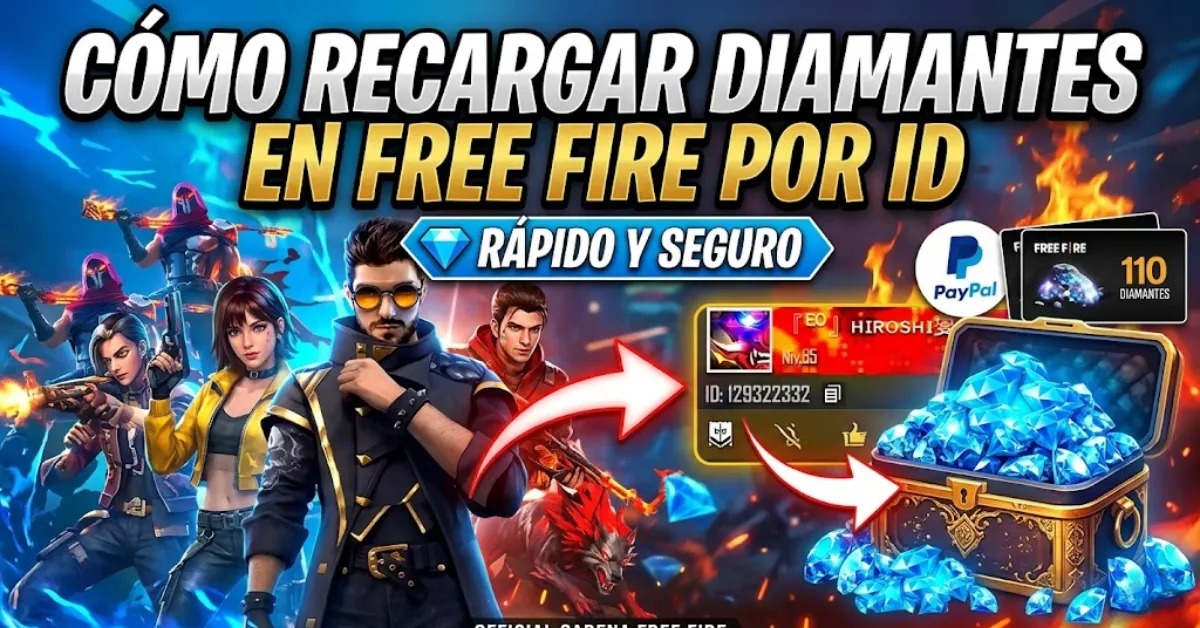 recargar diamantes Free Fire por ID