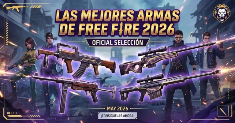 mejores armas Free Fire