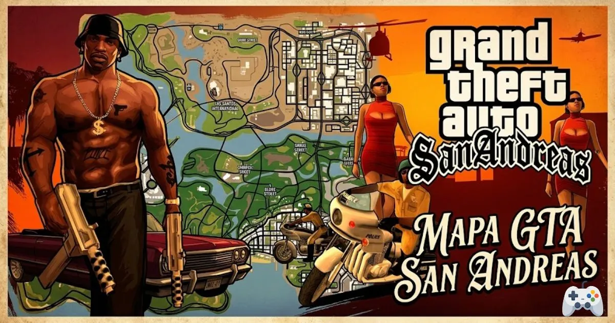 Mapa GTA San Andreas