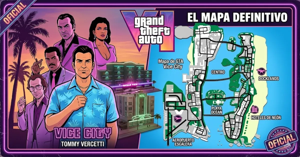 Mapa de GTA Vice City
