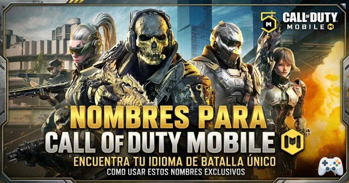 Nombres para Call of Duty Mobile