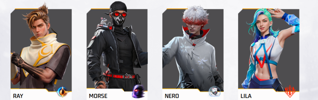 Personajes Free Fire