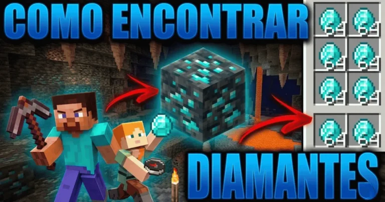 diamantes en Minecraft
