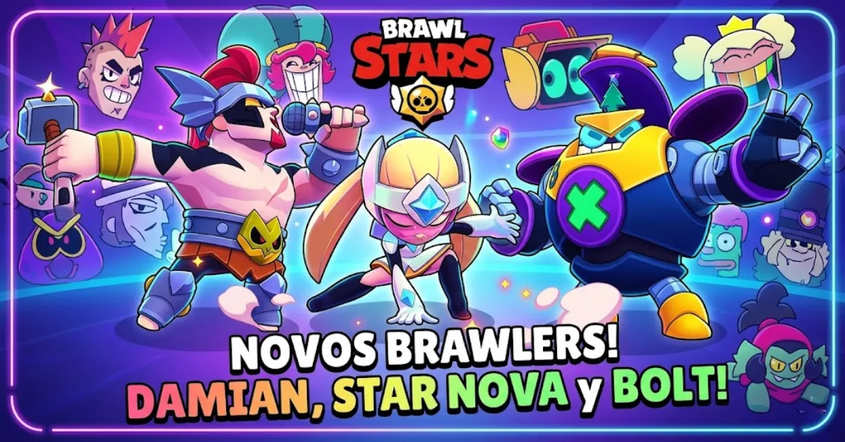 nuevos brawlers Damian Starr Nova y Bolt
