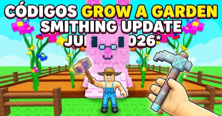 Códigos Grow a Garden Smithing