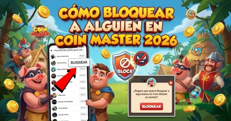 cómo bloquear a alguien en Coin Master