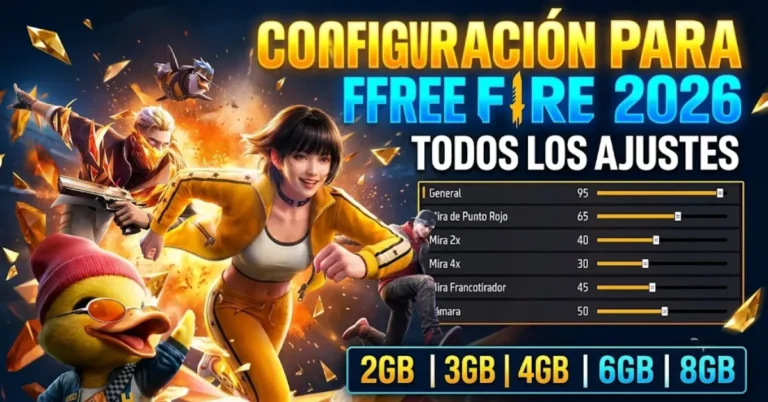 configuracion para free fire