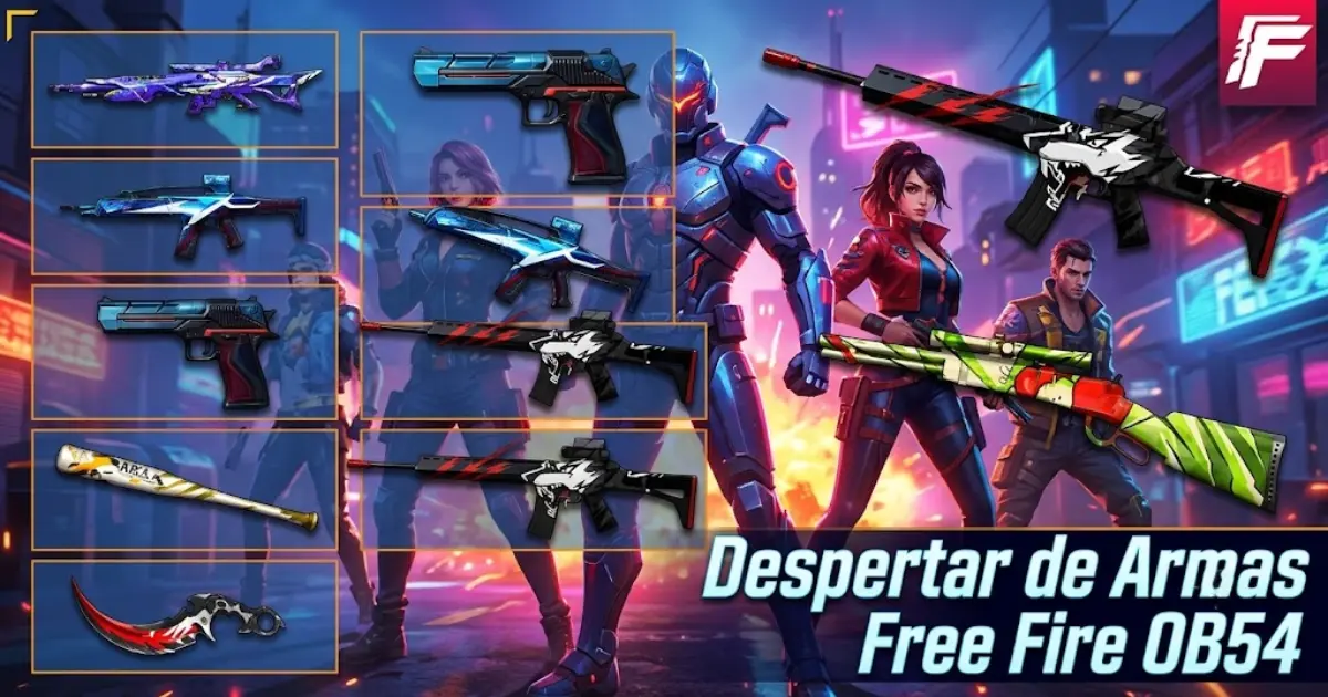 Armas Free Fire OB54