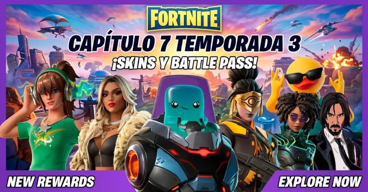 fortnite capitulo 7 temporada 3 skins