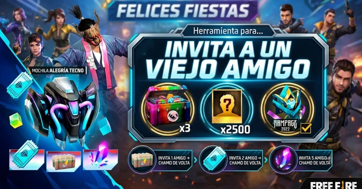 Herramienta para Invitar a un Viejo Amigo Free Fire