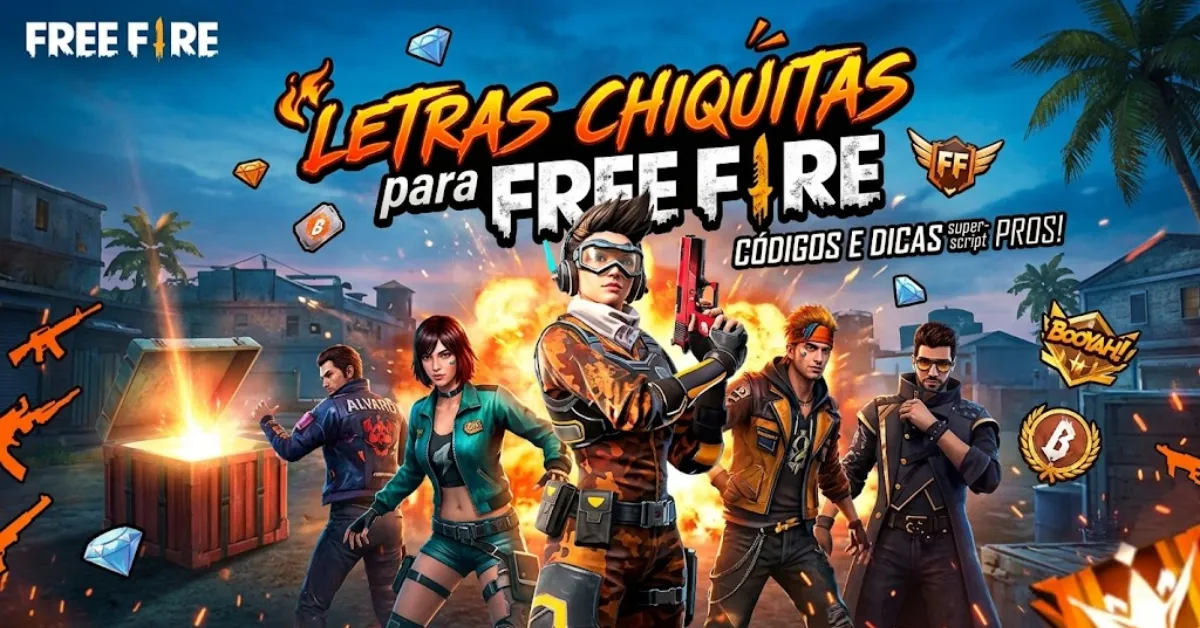 Letras Chiquitas para Free Fire