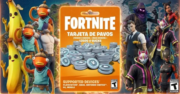 Tarjeta de Pavos Fortnite