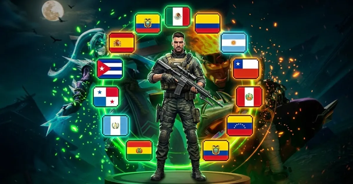 códigos de banderas para Free Fire