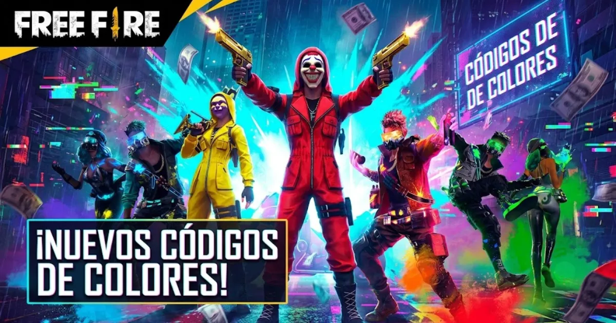 códigos de colores Free Fire