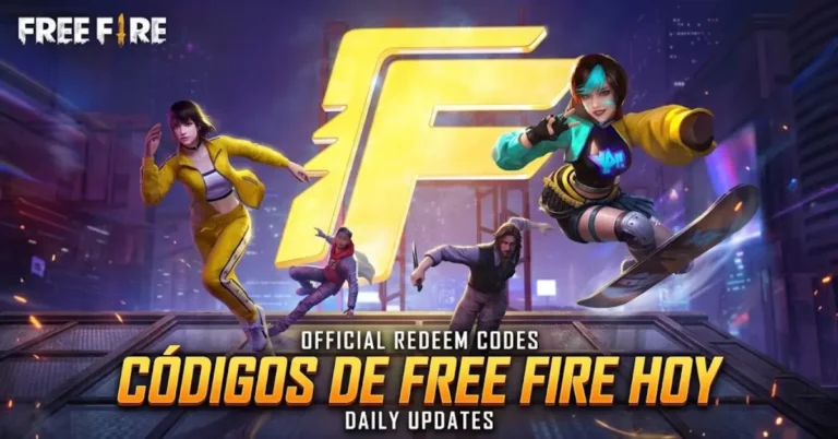 códigos de free fire hoy