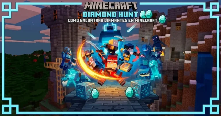 Como encontrar diamantes en minecraft