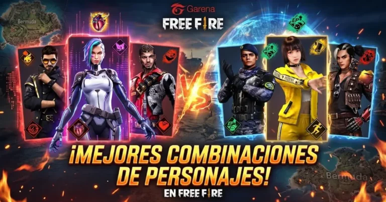 Combinaciones de Personajes en Free Fire