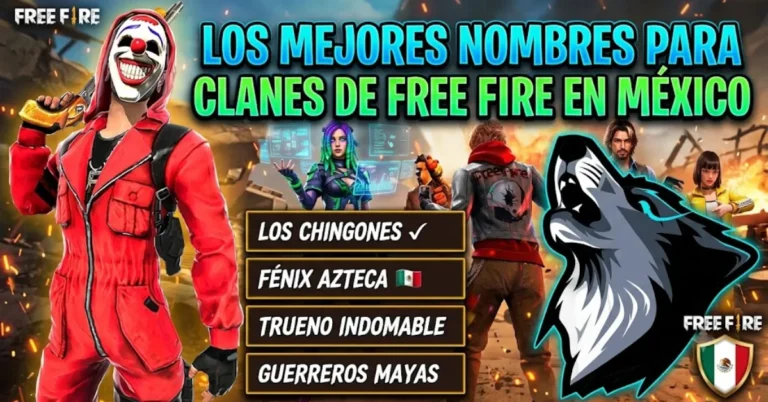 nombres para clanes de Free Fire