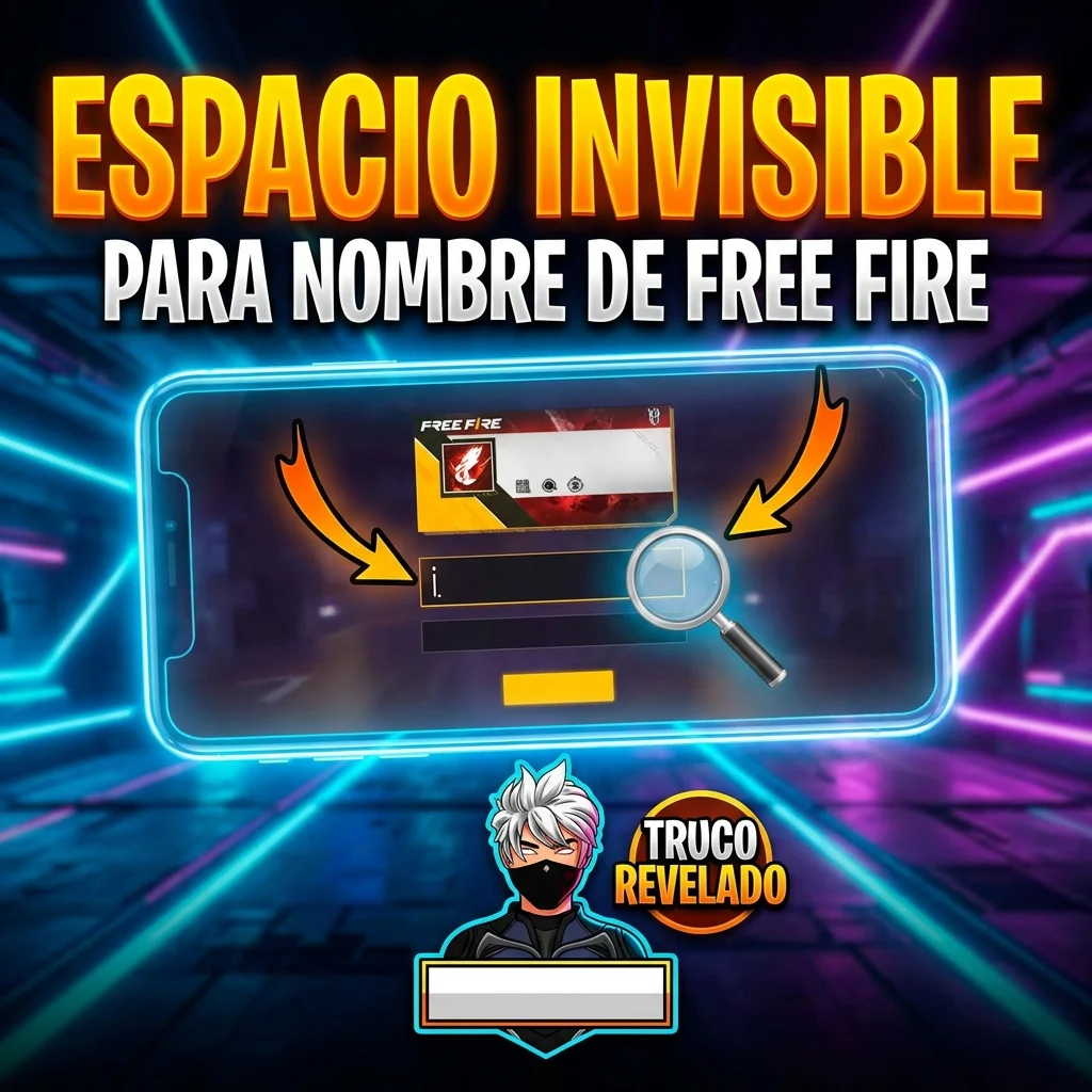 Espacio Invisible para Nombre de Free Fire