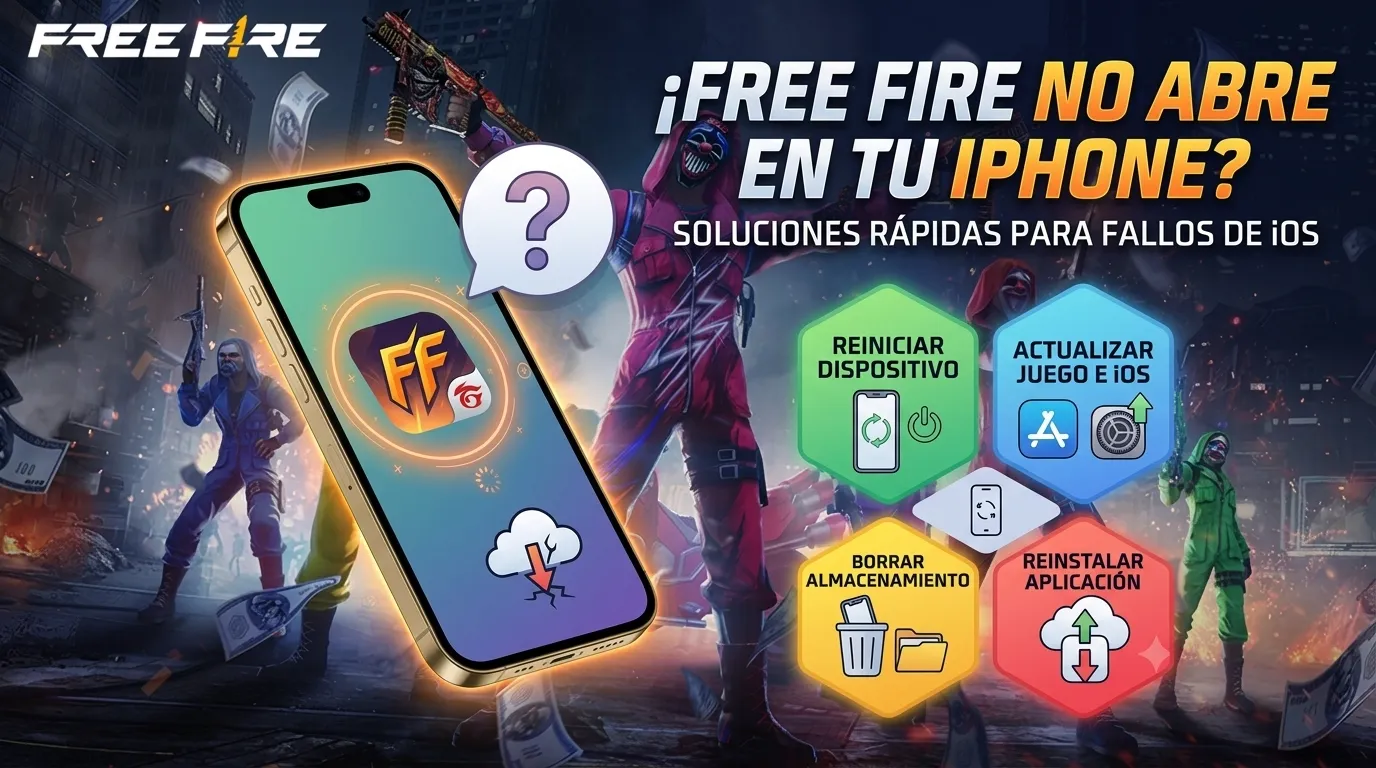 Free Fire No Abre en tu iPhone