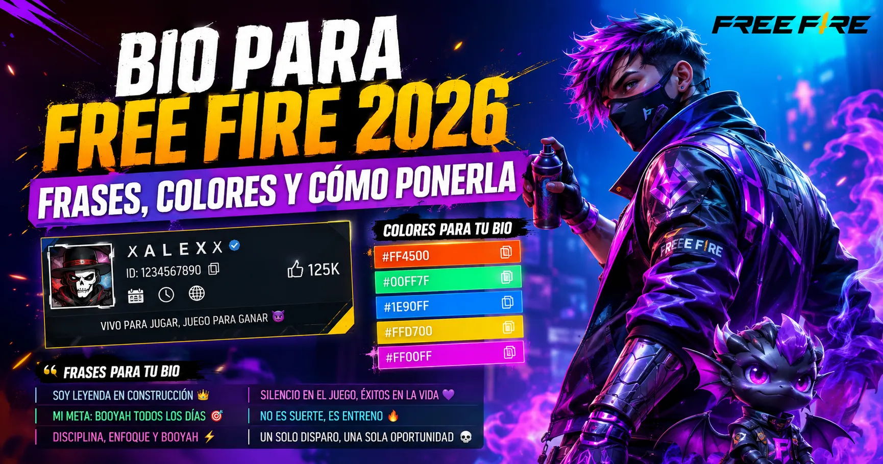 Bio para Free Fire