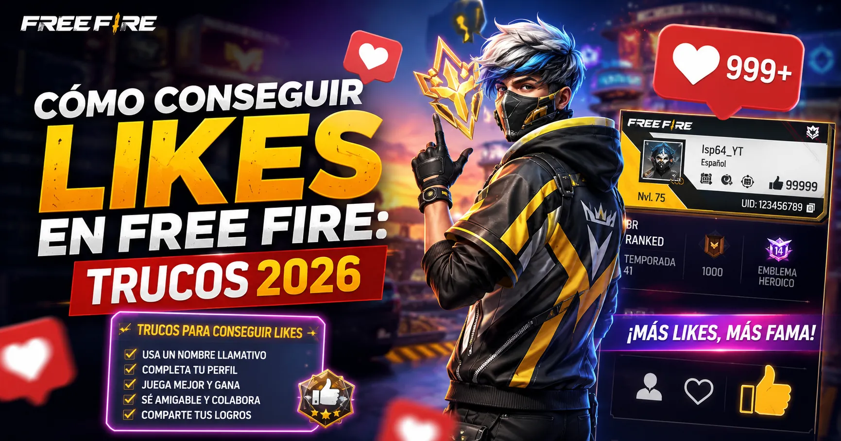 Likes en Free Fire