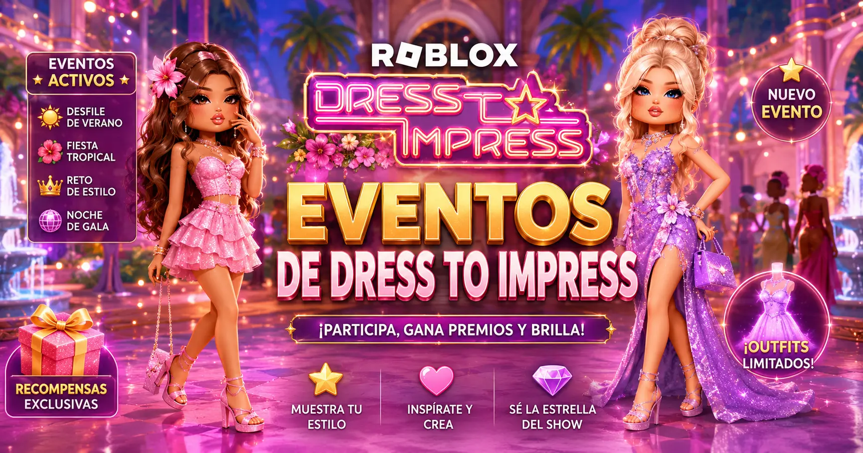 Eventos de Dress to Impress