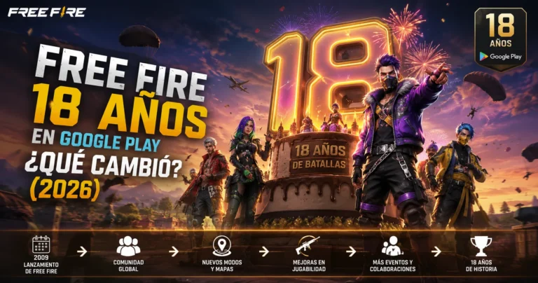 Free Fire 18 años