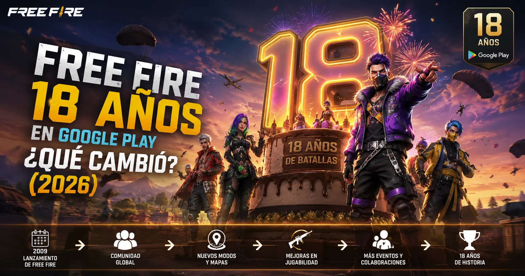 Free Fire 18 años