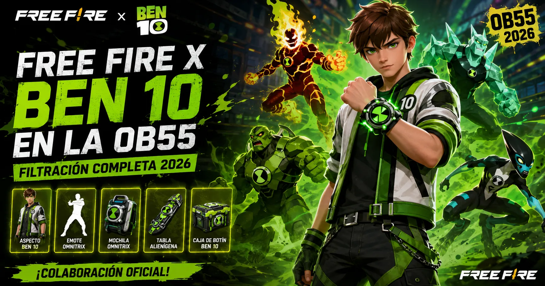 Free Fire x Ben 10