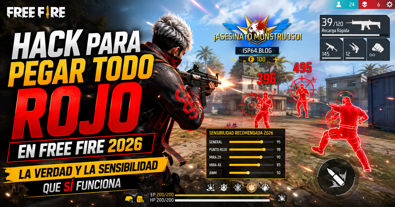 Todo Rojo en Free Fire