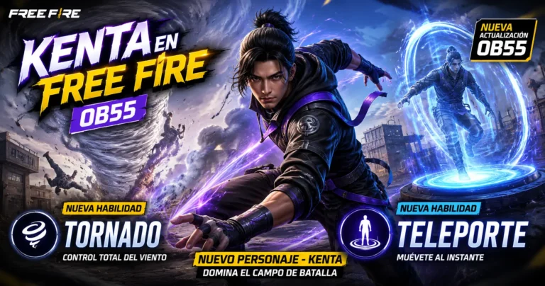 Kenta en Free Fire OB55