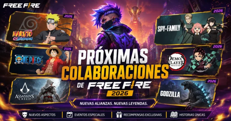 próximas colaboraciones de Free Fire