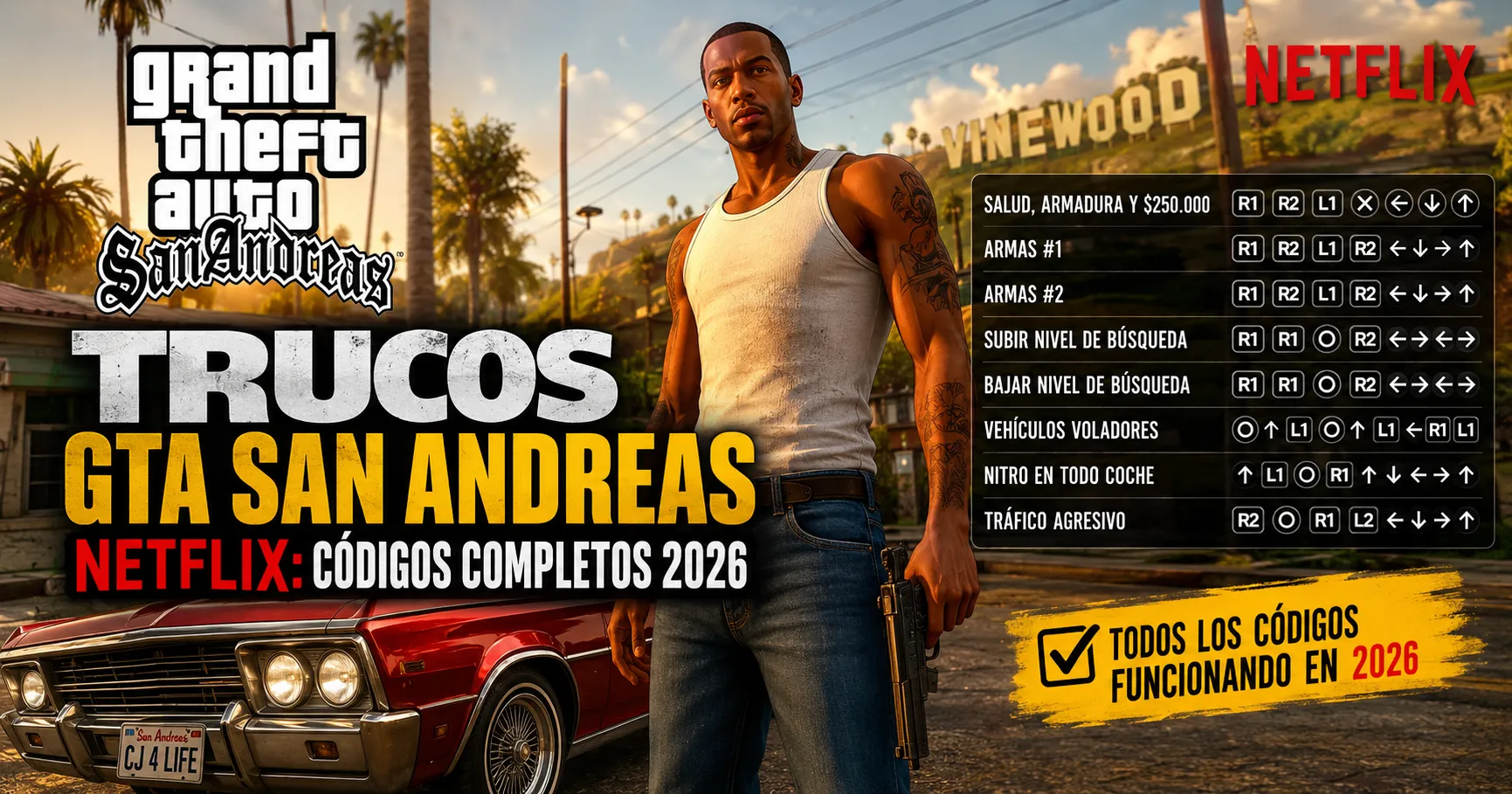 trucos gta san andreas netflix
