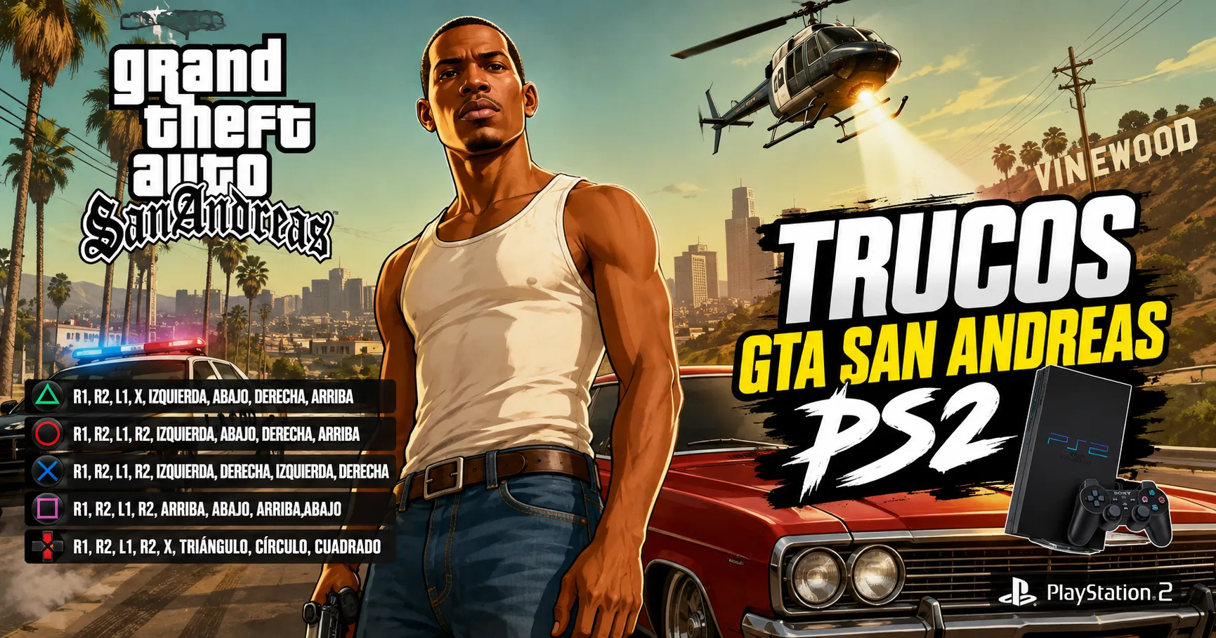 Trucos GTA San Andreas PS2