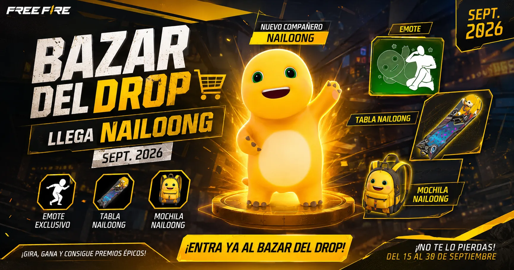 Bazar del Drop Free Fire