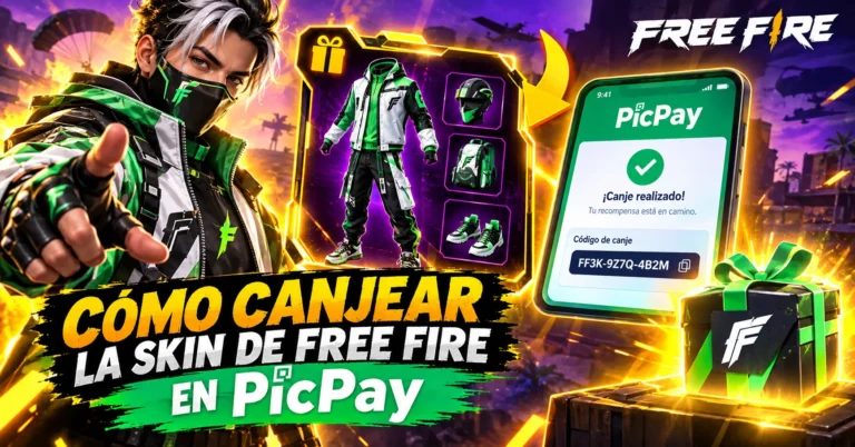 Canjear la Skin de Free Fire en PicPay
