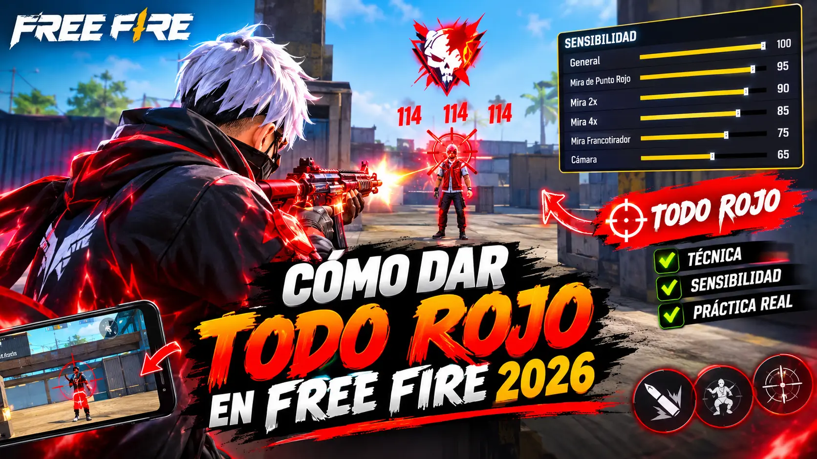 Rojo en Free Fire