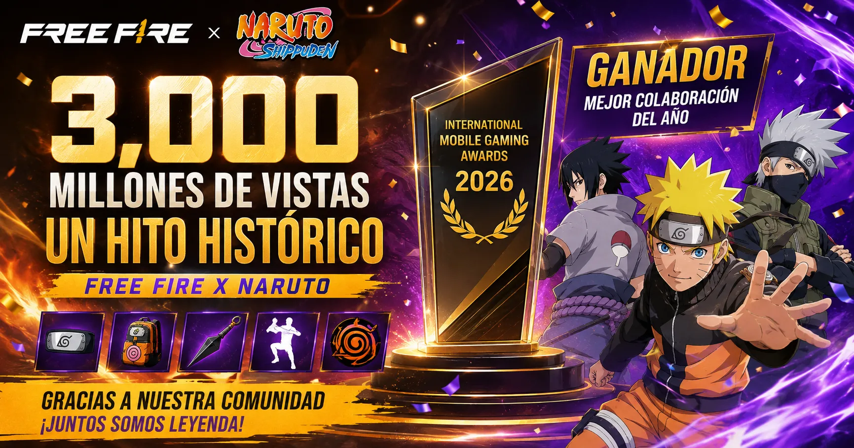 Free Fire x Naruto