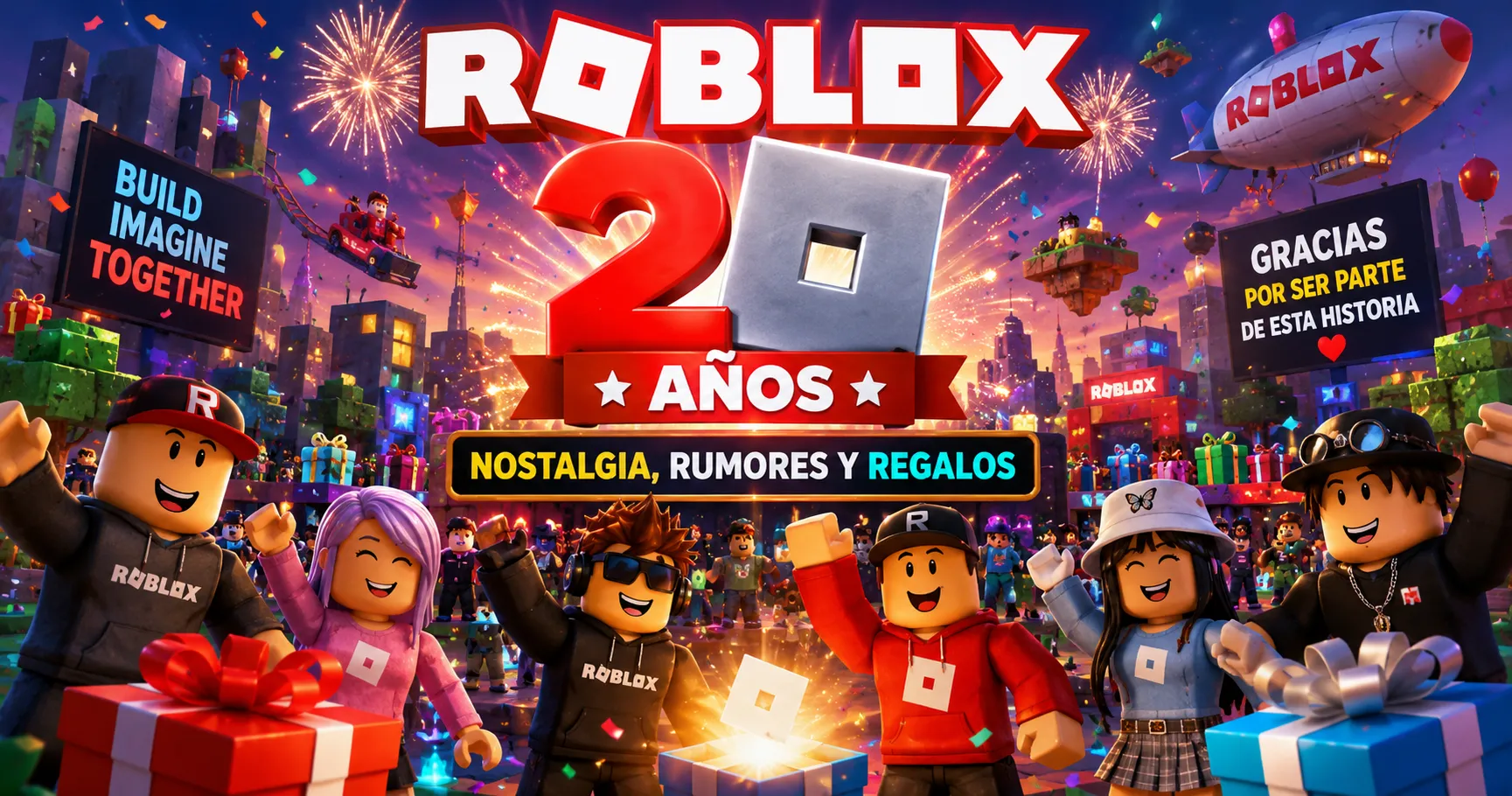 Roblox cumple 20 años