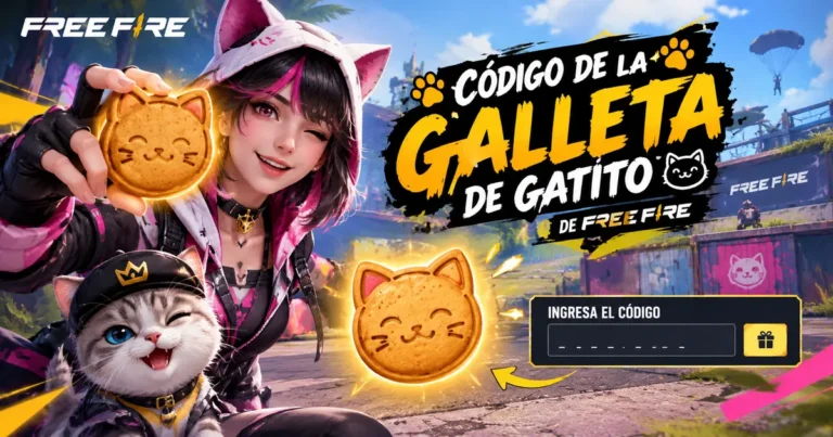 Código de la galleta de gatito de Free Fire